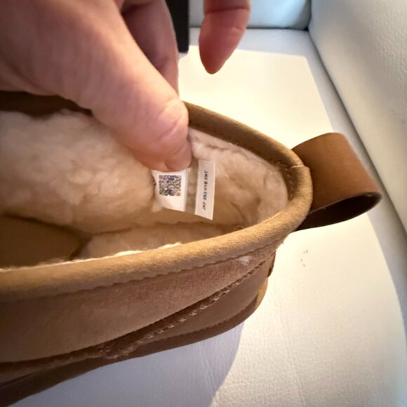 NIB UGGS AUSTRALIA UGG CLASSIC ULTRA MINI LENNOX BOOTS CHESTNUT 9 MENS - Picture 6 of 6